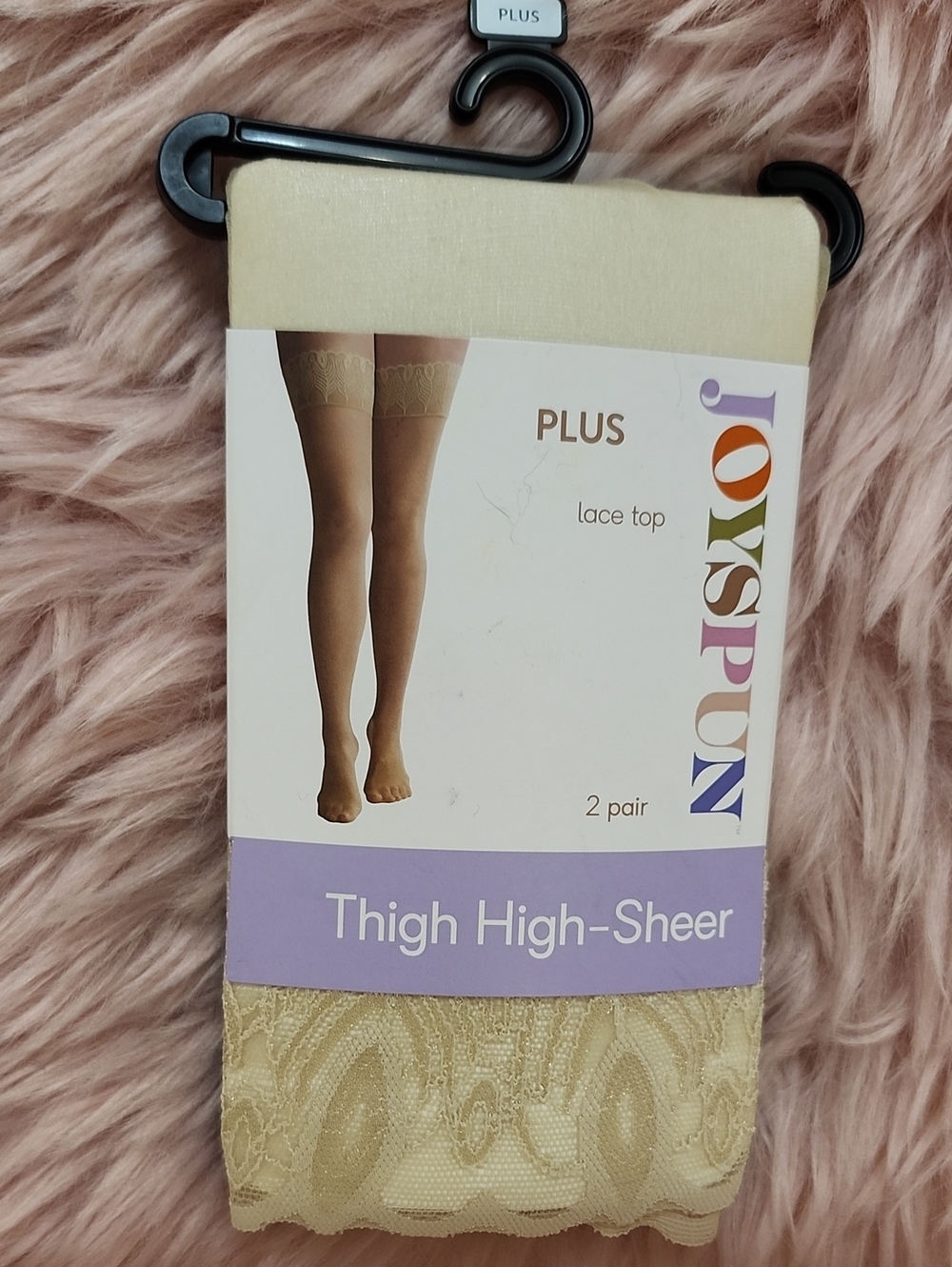 Brand New 2CT JOYSPUN SHEER LACE THIGH-HI'S- PLUS
